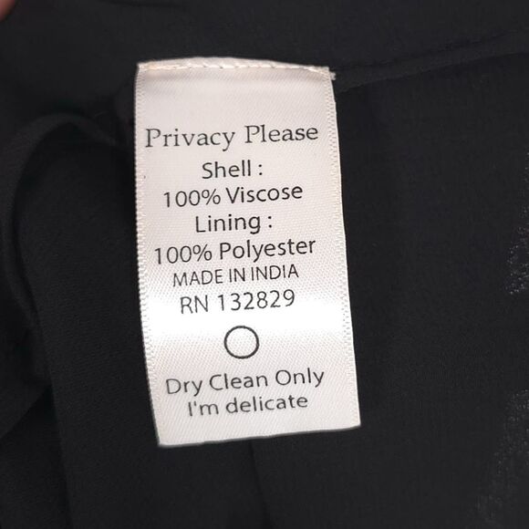 NWT Privacy Please REVOLVE Size SMALL Orrin Maxi Dress Women’s Black Slit Sexy - Picture 13 of 13